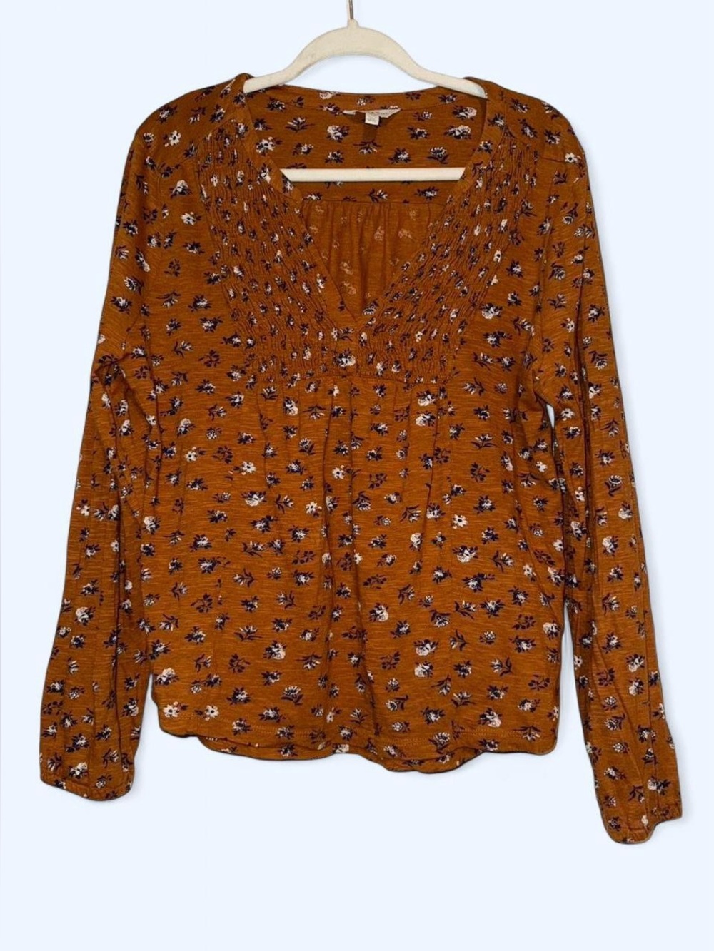 Lucky Brand floral long sleeve top